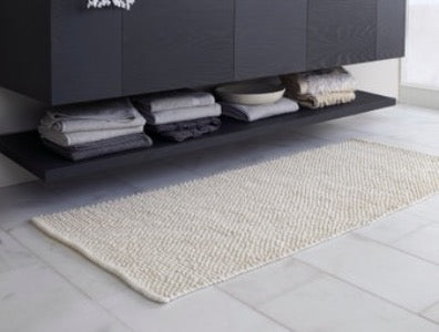 Pebbled Chenille Organic Bath Rug