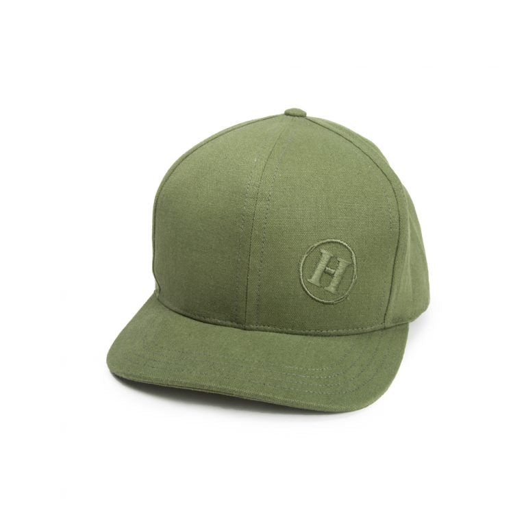 Hemp Flat Brimmed Baseball Cap With Secret Pocket