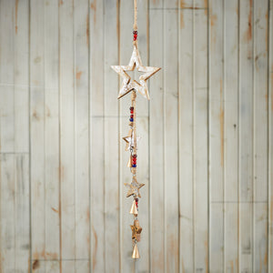Falling Stars Wood Bell Chime