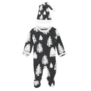 Organic Footie & Cap Set- Timbrrr!